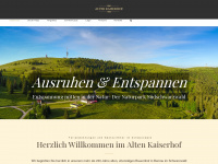 alter-kaiserhof.de Webseite Vorschau