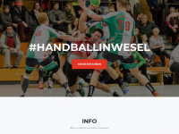 handballinwesel.de Webseite Vorschau