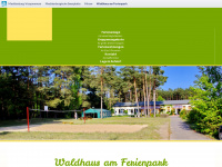 waldhaus-mirow.de Webseite Vorschau