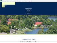 fewo-claus-mirow.de Webseite Vorschau