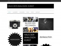 hausderanalogenkunst.ch Webseite Vorschau