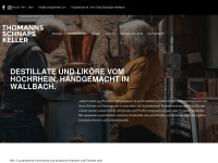 schnapskeller.com Webseite Vorschau