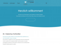 schindler-zahn.at Webseite Vorschau