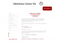 gaestehaus-sonne.ch Webseite Vorschau