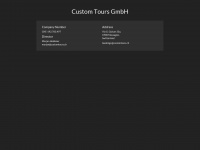 customtours.ch Webseite Vorschau