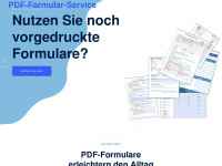 pdf-formularservice.de Webseite Vorschau