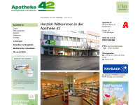 apotheke42.de Webseite Vorschau