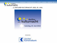 dietliker-kulturnacht.ch Webseite Vorschau