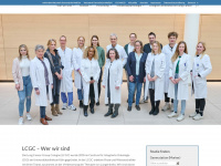 lungcancergroup.de Webseite Vorschau