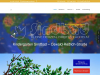 kindergartensindbad.at Webseite Vorschau