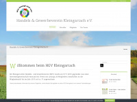 hgv-kleingartach.de Webseite Vorschau