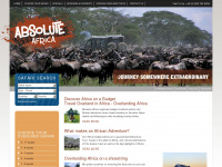 absoluteafrica.com Webseite Vorschau