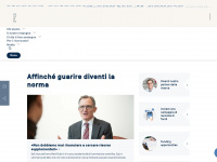 ricercacancro.ch Webseite Vorschau