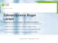 bogerlarsen.ch Webseite Vorschau