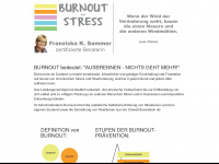 burnout-sammer.at Webseite Vorschau