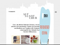 altstadtchur.ch Webseite Vorschau