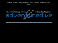 adventuredive.de Webseite Vorschau