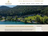hotelresort-klopeinersee.at Webseite Vorschau