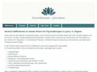 psychotherapie-gareis.de Webseite Vorschau