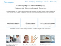 buero-reinigung.ch Webseite Vorschau