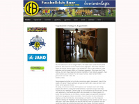 fcbaar-juniorenlager.ch Webseite Vorschau