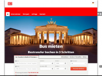 bex-bus.de Webseite Vorschau