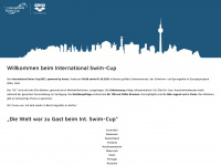 int-swim-cup.de Webseite Vorschau