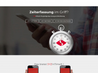 syzintime.ch Webseite Vorschau