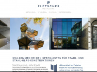 pletscher-metallbau.ch Webseite Vorschau