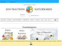 trautwein-naturwaren.de Webseite Vorschau