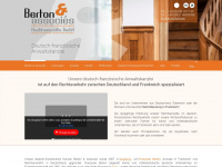 berton-associes.de Webseite Vorschau