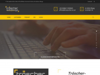 troescher.co.at Webseite Vorschau