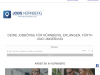 jobs-nürnberg.com Webseite Vorschau