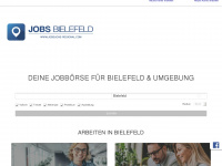 jobs-bielefeld.org Webseite Vorschau