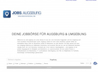 jobs-augsburg.org Webseite Vorschau