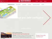 geothermie-schweiz.ch Webseite Vorschau