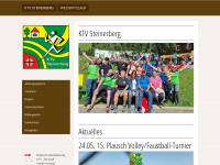 ktvsteinerberg.com Webseite Vorschau