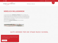 stage-music-school.com Webseite Vorschau