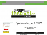 guggebarfestival.ch Webseite Vorschau