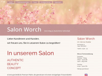 salon-worch.de Webseite Vorschau