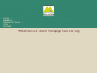 haus-am-berg-online.de Webseite Vorschau