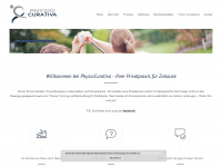 physiocurativa.de Webseite Vorschau