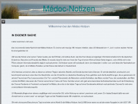 medoc-notizen.eu Webseite Vorschau