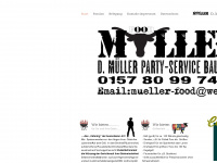 mueller-food.com Webseite Vorschau