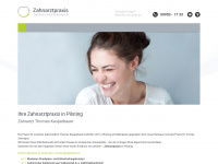 zahnarzt-pilsting.de Webseite Vorschau