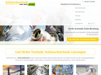 carlnolte-schlauchtechnik.de Webseite Vorschau