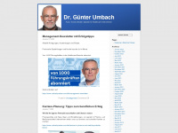gunterumbach.com Webseite Vorschau