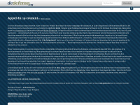 dedefensa.org Webseite Vorschau