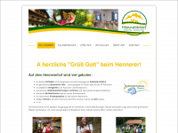 hennerer.com Webseite Vorschau