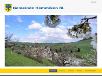 hemmiken.ch Webseite Vorschau